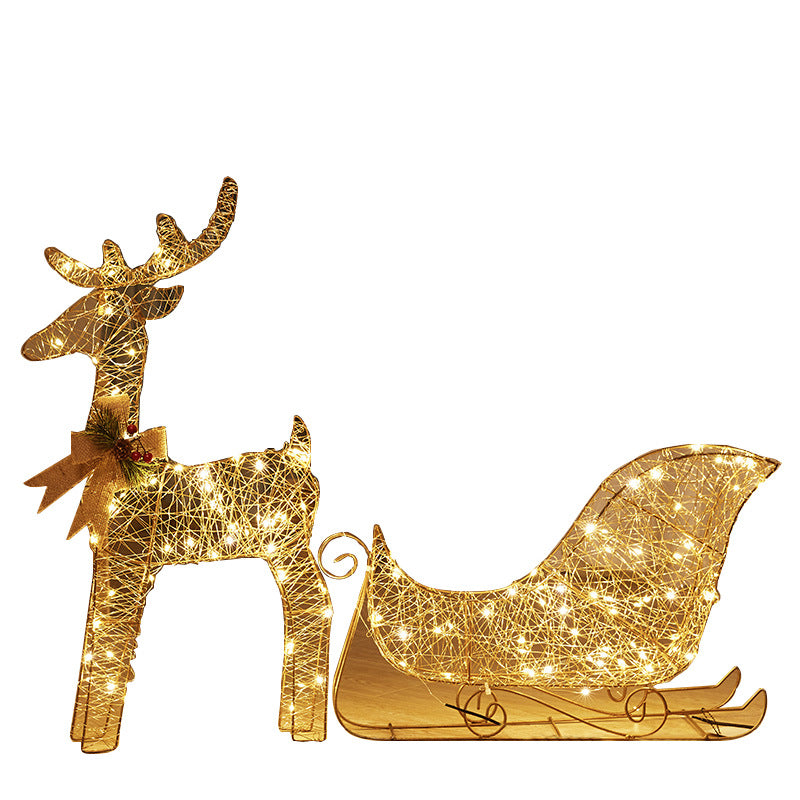 Christmas glowing elk decorative creative lights