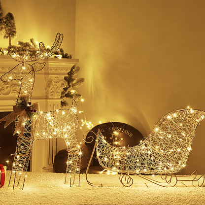 Christmas glowing elk decorative creative lights