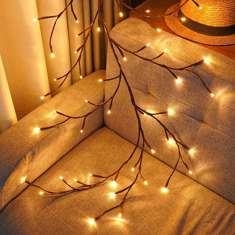 Christmas-Willow Vine Lights Room Decor