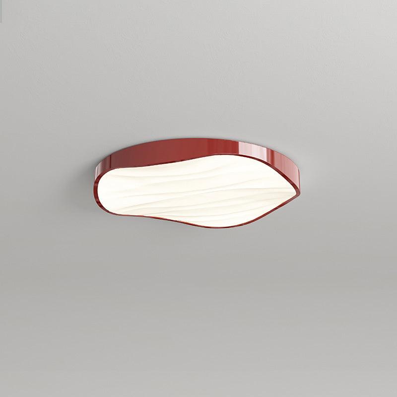 Scandi Colorful Wavy Round Ceiling Light