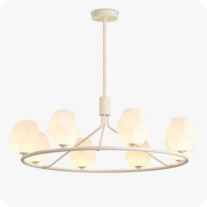 White Rock Shaded Chandelier