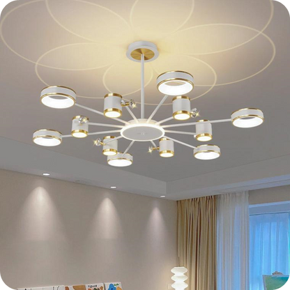 Dimmable Projector Chandelier