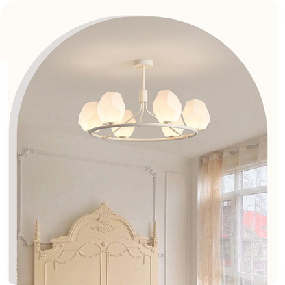 White Rock Shaded Chandelier