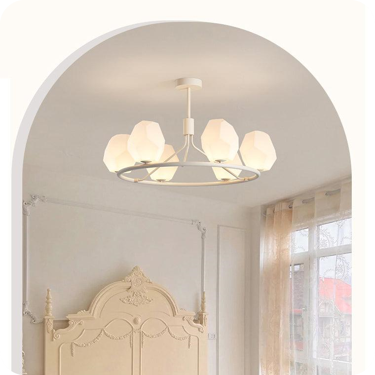 White Rock Shaded Chandelier