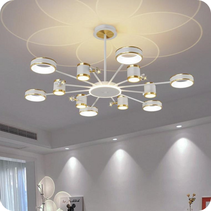 Dimmable Projector Chandelier