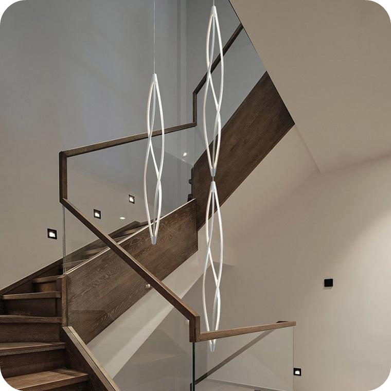 Helix Horizontal/Vertical Chandelier