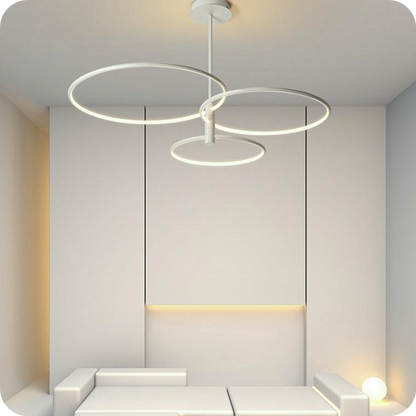 3-Rings Circular Chandelier