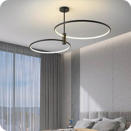 3-Rings Circular Chandelier