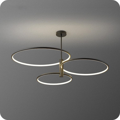 3-Rings Circular Chandelier