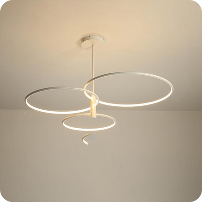 3-Rings Circular Chandelier