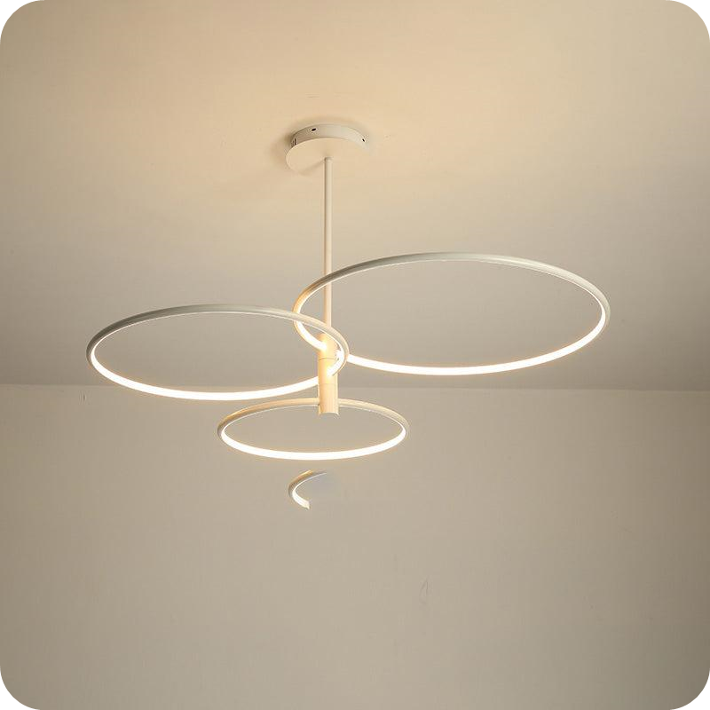 3-Rings Circular Chandelier