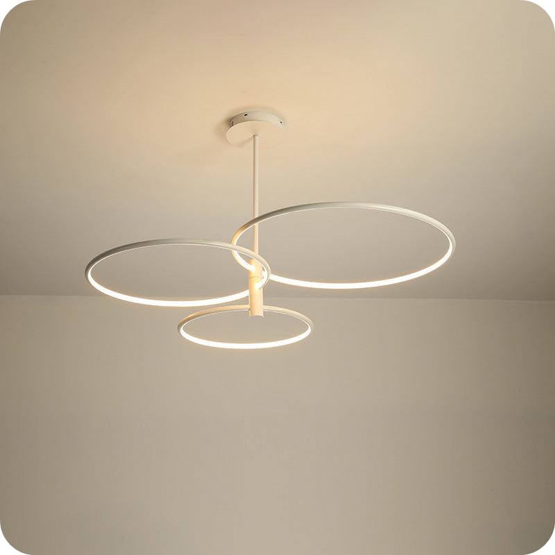 3-Rings Circular Chandelier