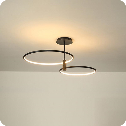 3-Rings Circular Chandelier