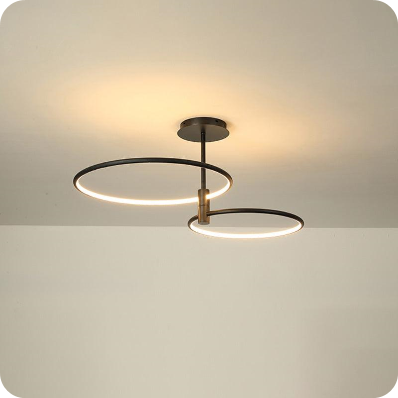 3-Rings Circular Chandelier