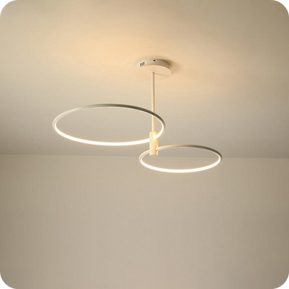 3-Rings Circular Chandelier