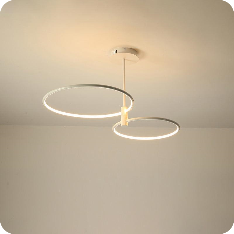 3-Rings Circular Chandelier