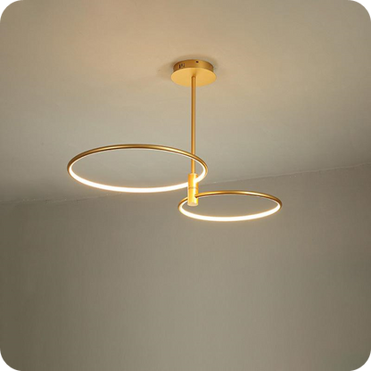 3-Rings Circular Chandelier