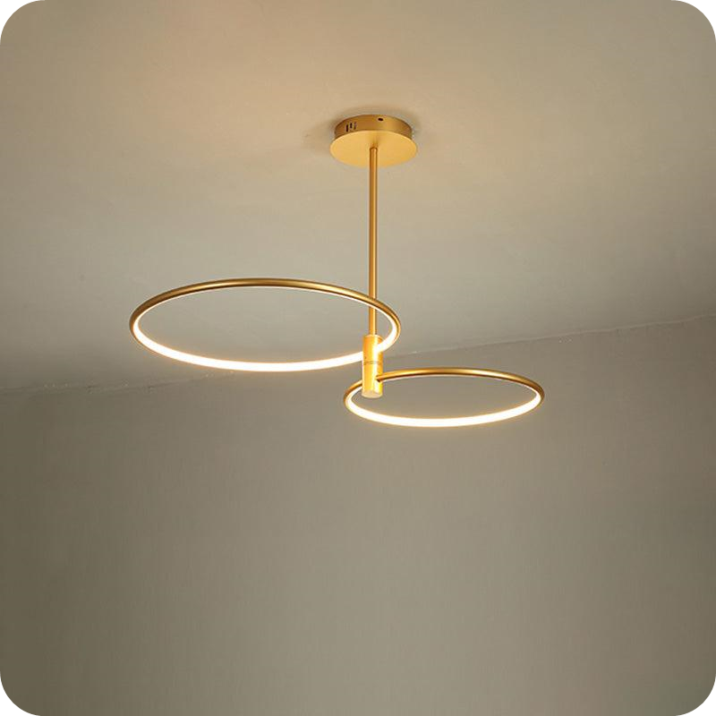 3-Rings Circular Chandelier