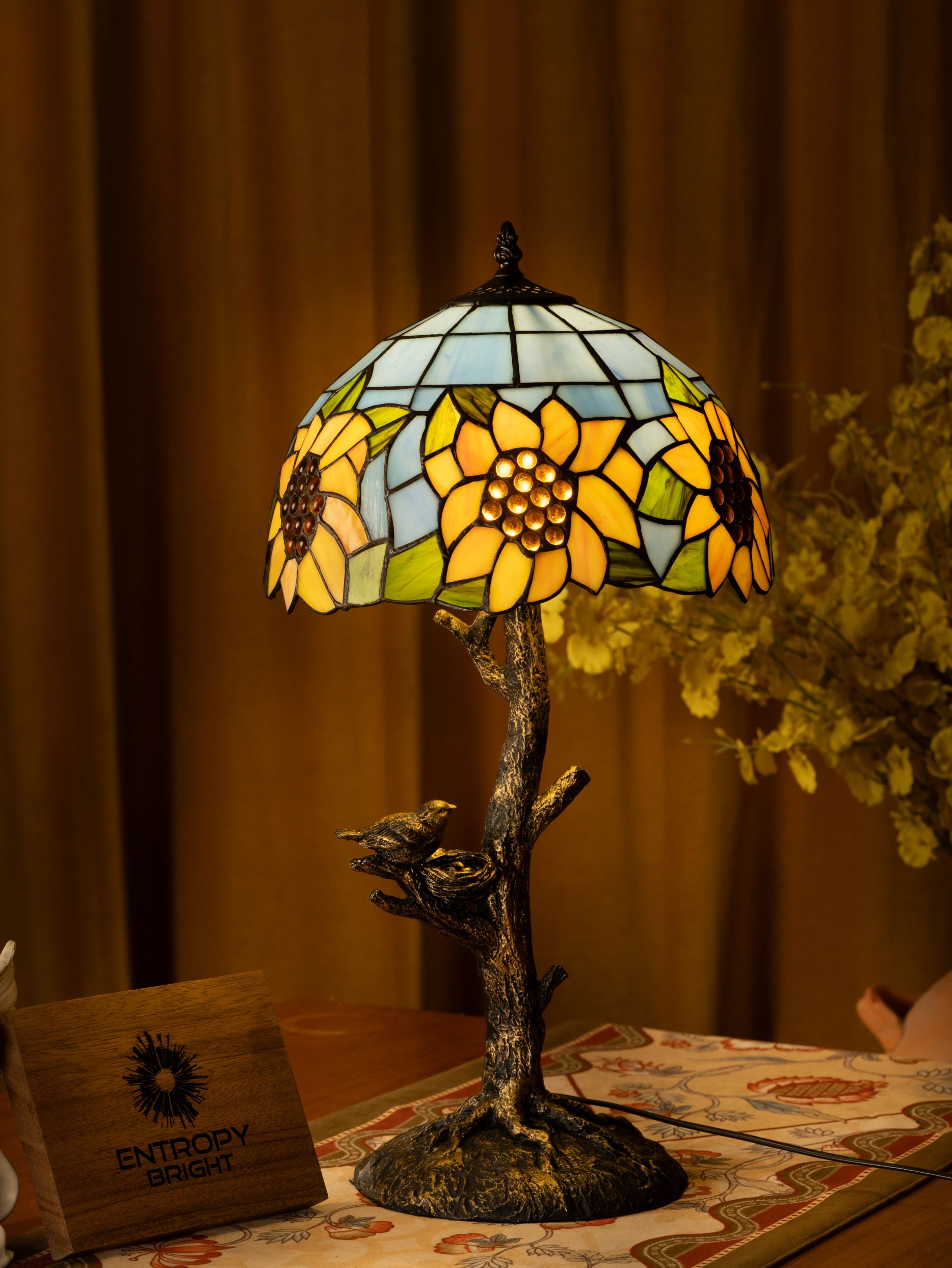 Sunflower Haven Tiffany Table Lamp