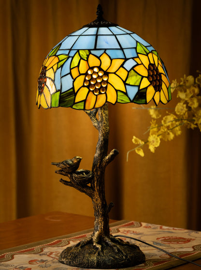 Sunflower Haven Tiffany Table Lamp