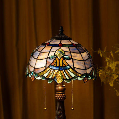 Royal Blue Elegance Tiffany Table Lamp