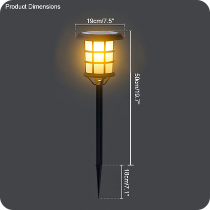 Garden Solar Column Headlight