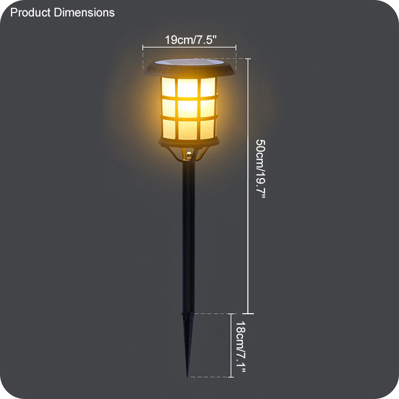 Garden Solar Column Headlight