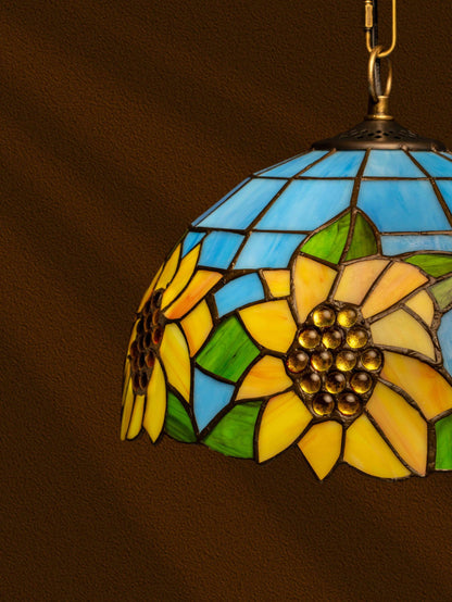 Sunflower Bliss Tiffany Pendant