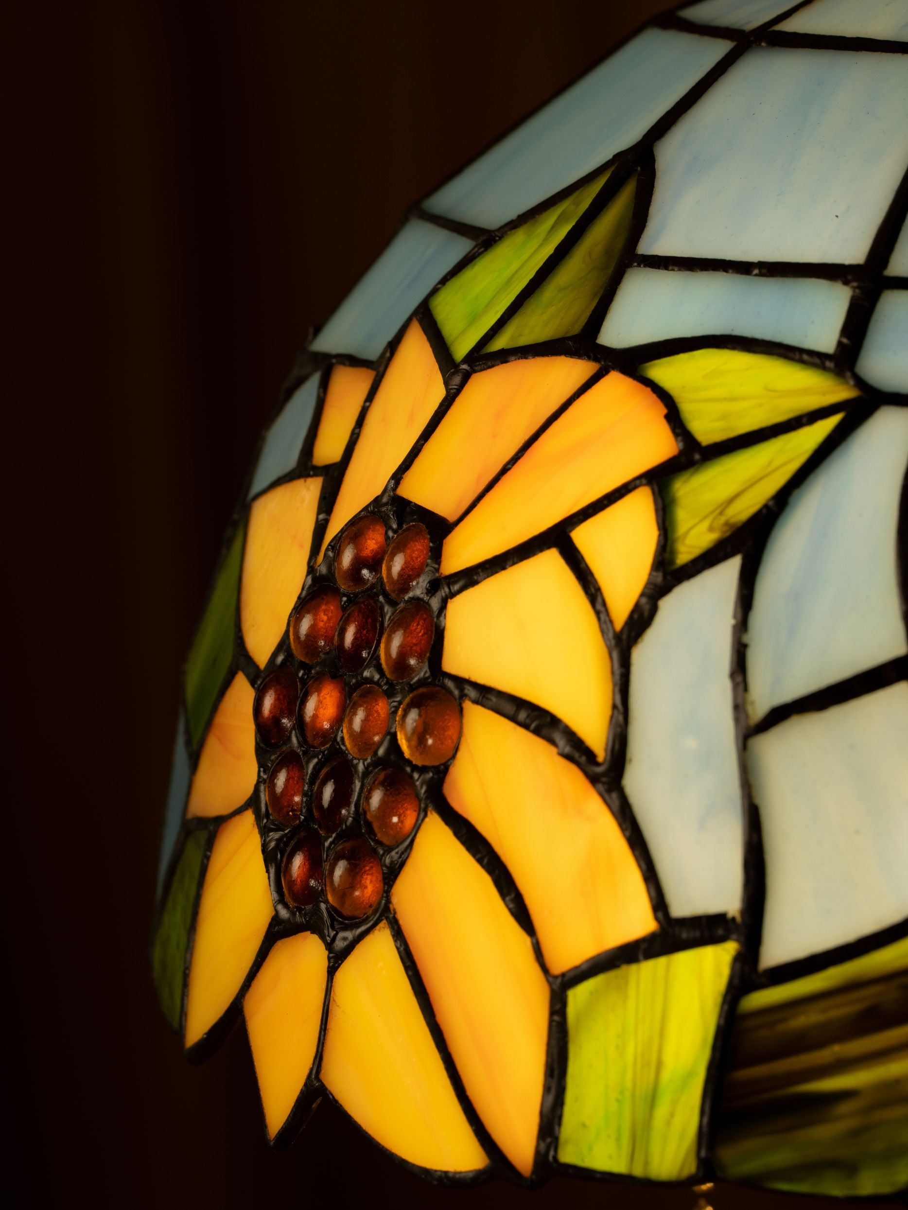 Sunflower Delight Tiffany Table Lamp