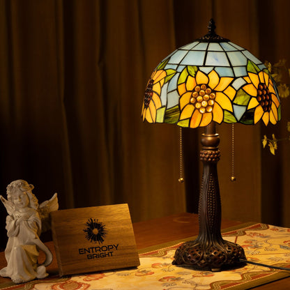 Sunflower Delight Tiffany Table Lamp