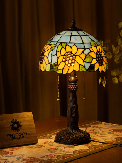 Sunflower Delight Tiffany Table Lamp