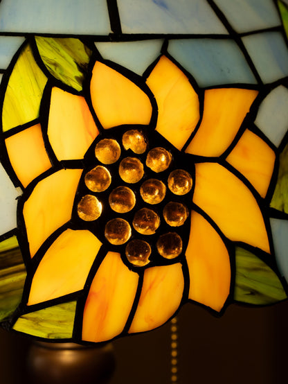 Sunflower Delight Tiffany Table Lamp