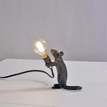 Lampe de table pour petits animaux en forme de souris