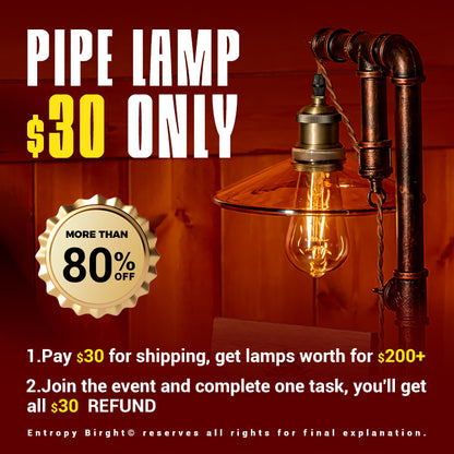 Pipe Lamp Limited Time Offer