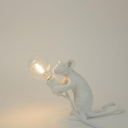 Lampe de table pour petits animaux en forme de souris