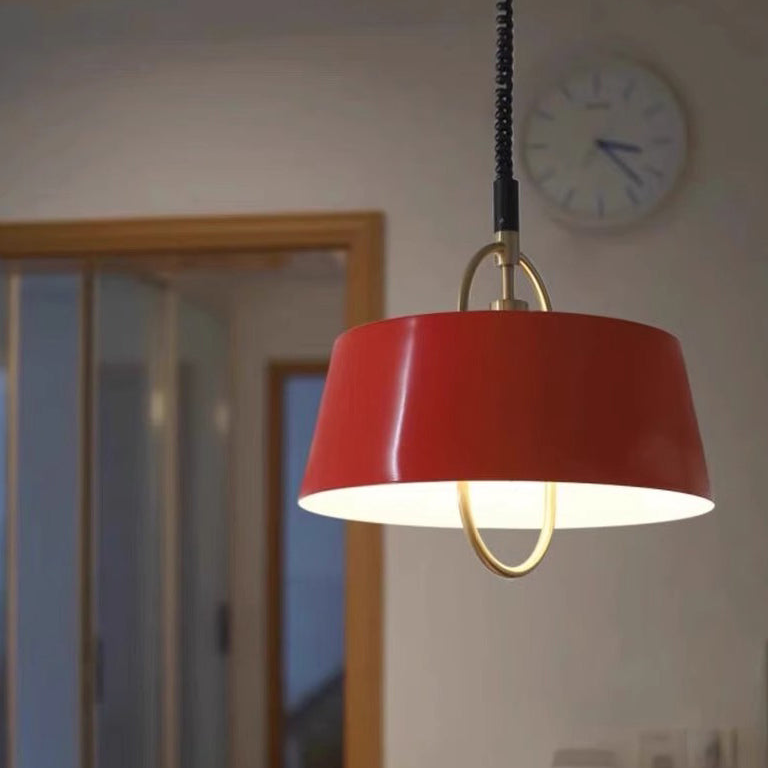 Modern Colored Pull Chain Pendant Light