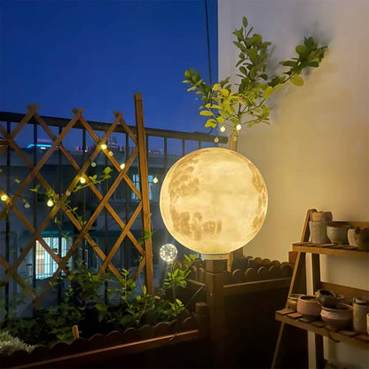 Indoor & Outdoor Waterproof Led Full Moon Lawn Lamp