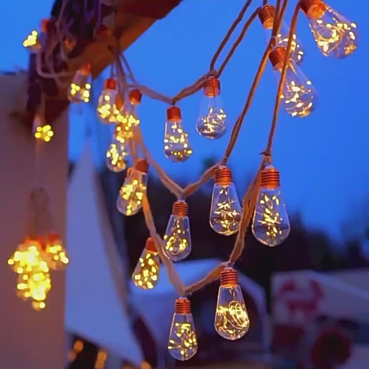 Navidad - Nueva cadena de luces solares